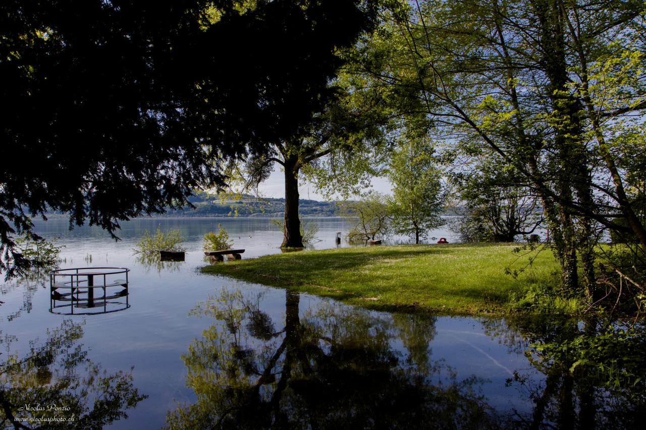 crue du lac de Neuchâtel, mai 2015