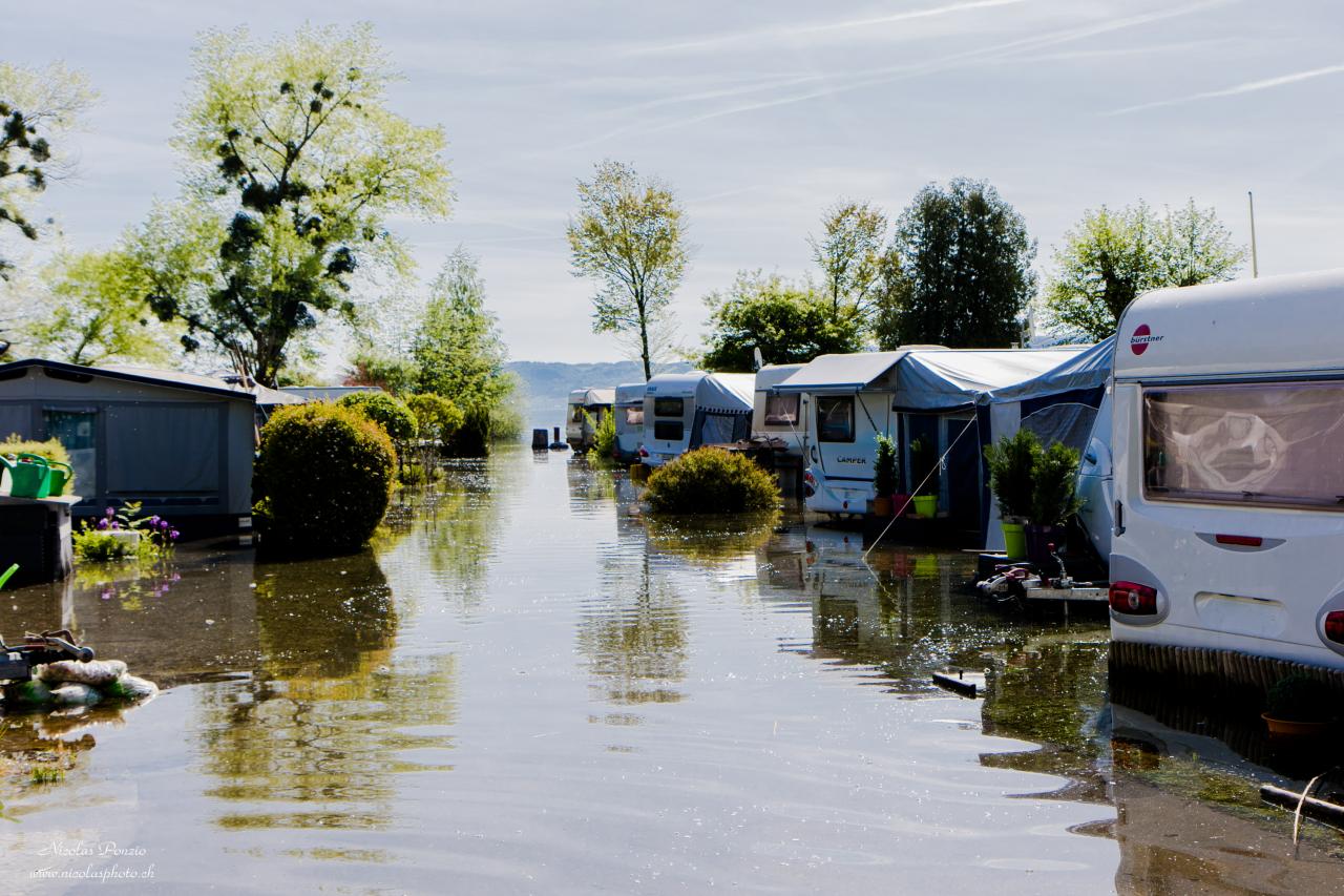 crue du lac de Neuchâtel, mai 2015