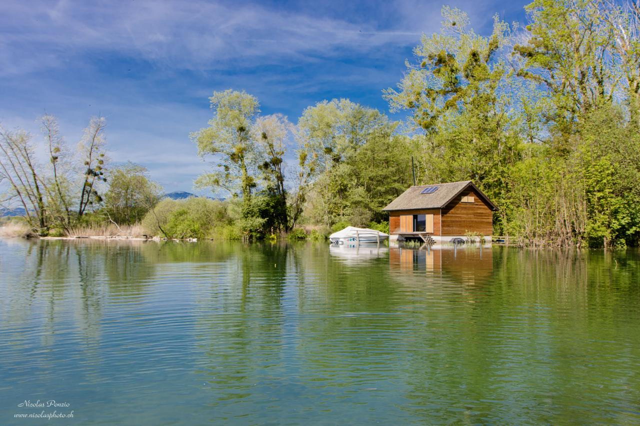 crue du lac de Neuchâtel, mai 2015